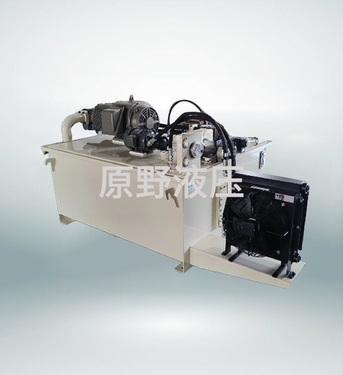 Corrugated paper packaging hydraulic station